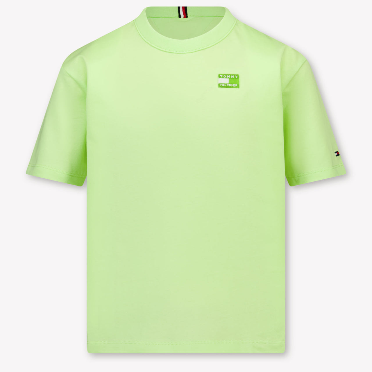Tommy Hilfiger Kinder Jongens T-Shirt In Lime