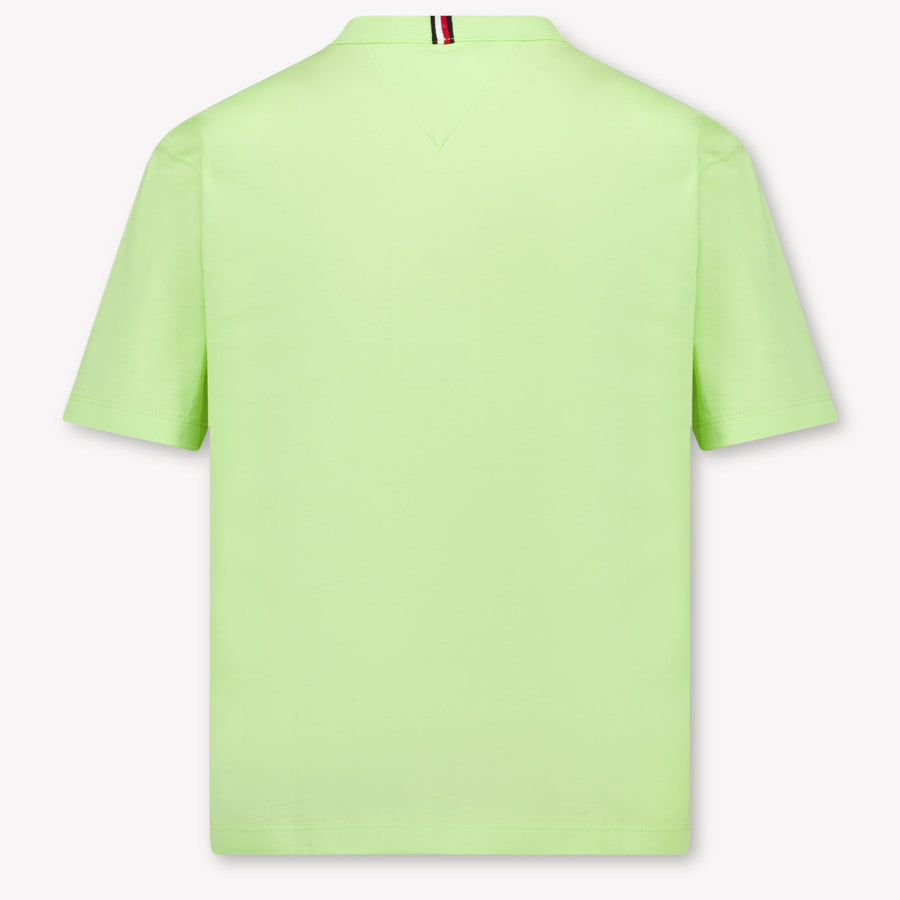 Tommy Hilfiger Kinder Jongens T-Shirt In Lime