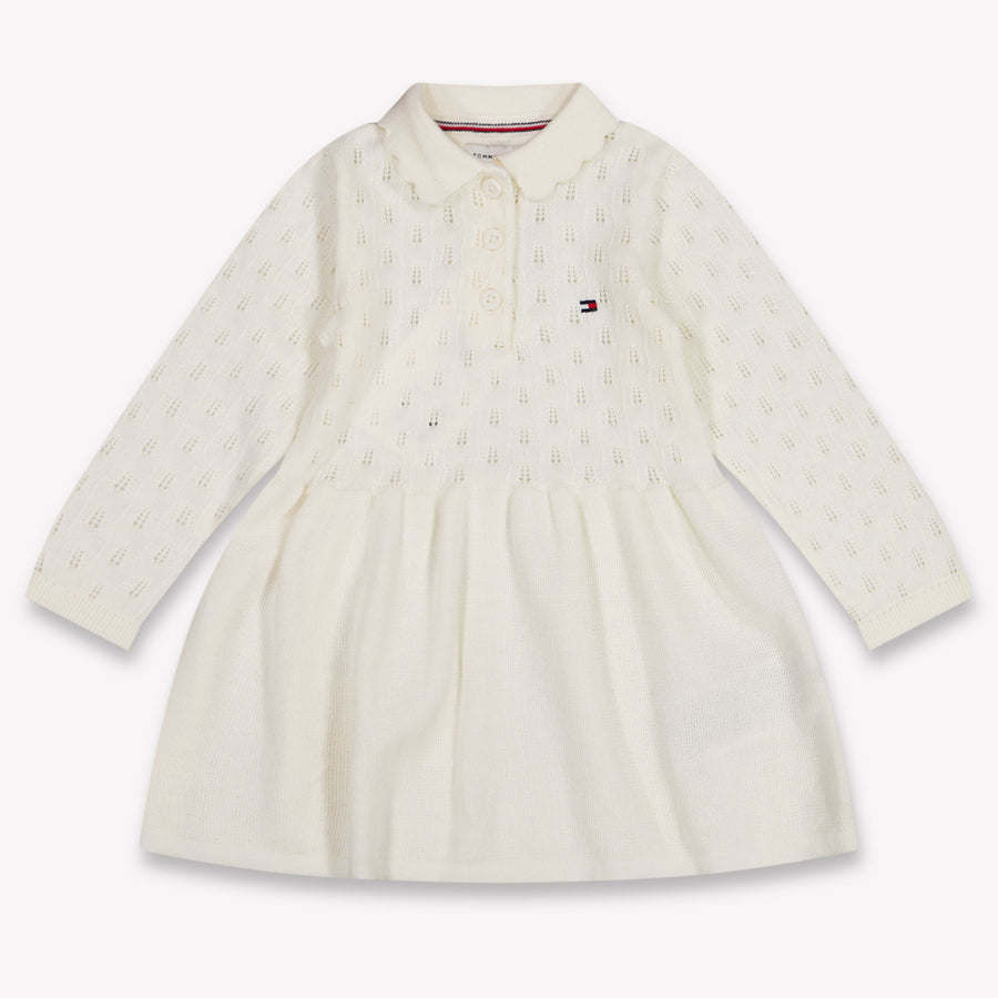 Tommy Hilfiger Baby Girls Dress in Off-White