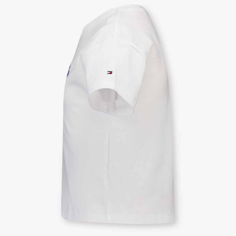 Tommy Hilfiger Kinder Meisjes T-Shirt In Wit