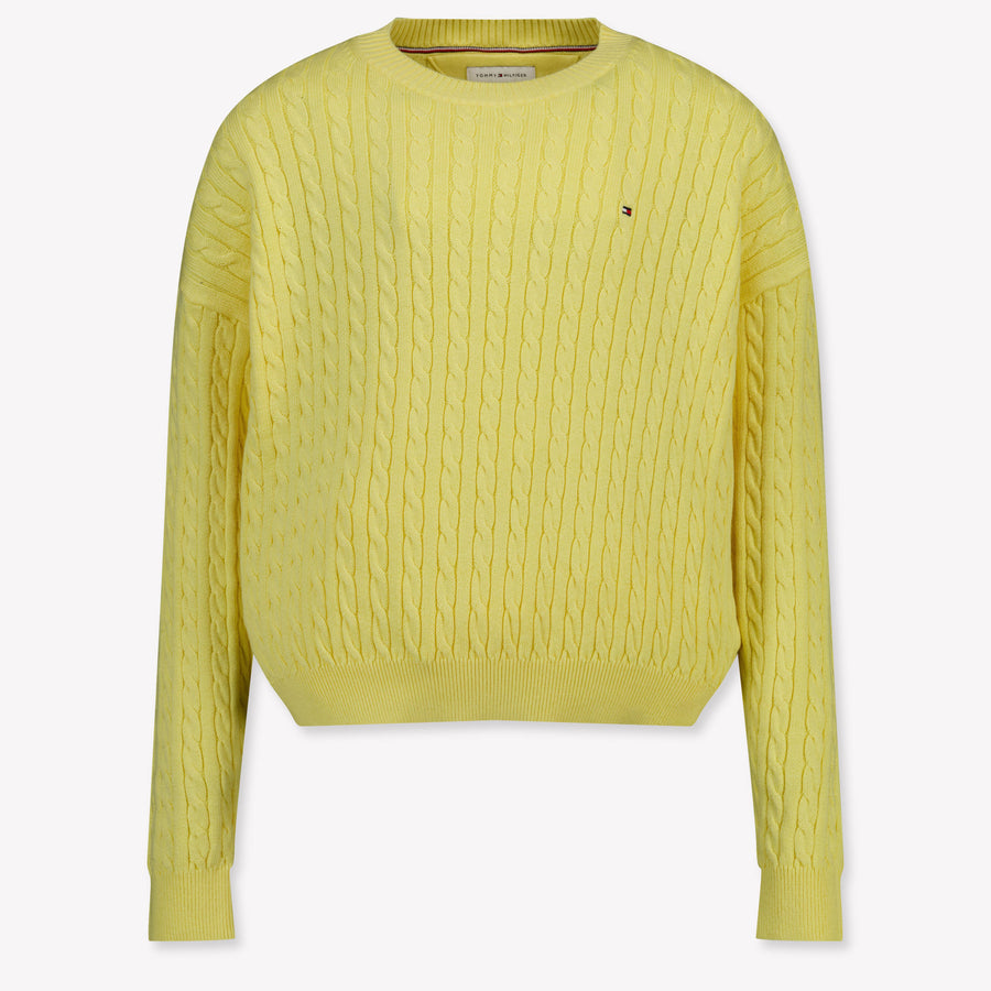 Tommy Hilfiger Kinder Meisjes Trui In Geel
