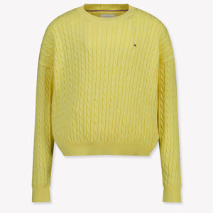 Tommy Hilfiger Kinder Meisjes Trui In Geel