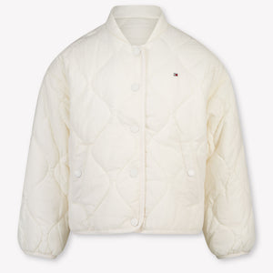 Tommy Hilfiger Kids Girls In between jacket OffWhite