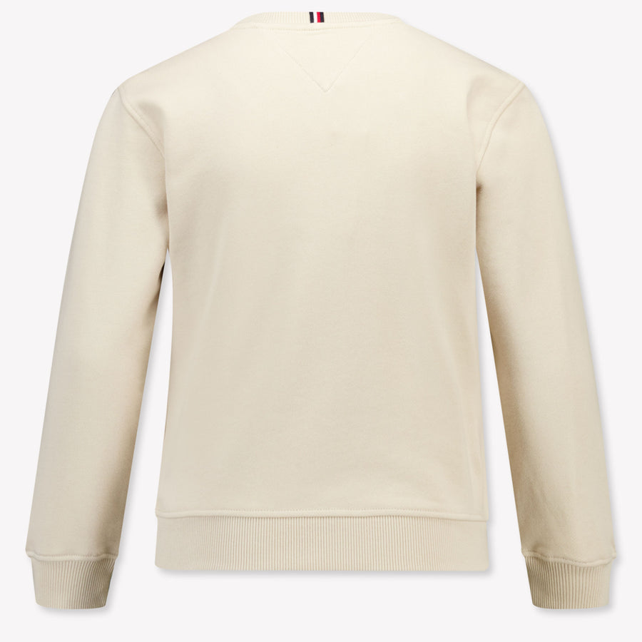 Tommy Hilfiger Unisex Kids Sweater in Beige