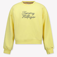 Tommy Hilfiger Kids Girls Sweater In Yellow