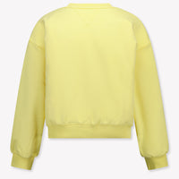 Tommy Hilfiger Kids Girls Sweater In Yellow