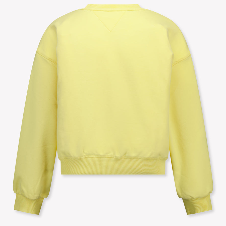 Tommy Hilfiger Kids Girls Sweater In Yellow