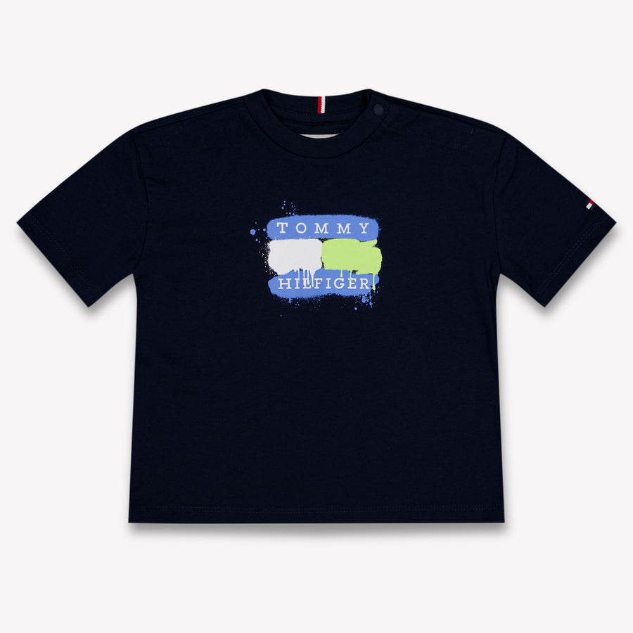 Tommy Hilfiger Baby Boys T-Shirt in Navy