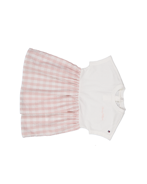 Tommy Hilfiger Baby Girls Dress In Light Pink