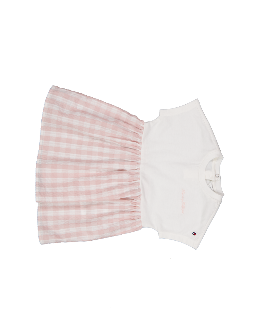 Tommy Hilfiger Baby Girls Dress In Light Pink