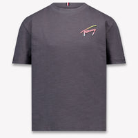 Tommy Hilfiger Kinder Jongens T-Shirt In Antraciet