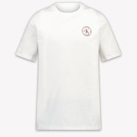 Calvin Klein Kinder Jongens T-Shirt In Wit