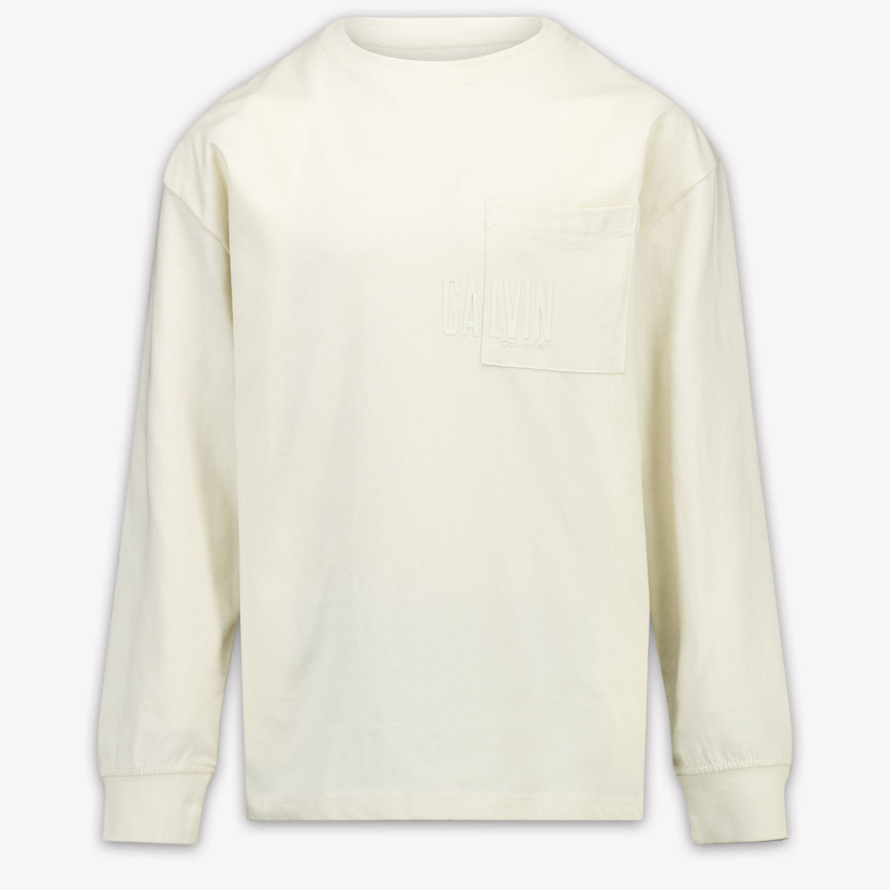 Calvin Klein Kids Boys T-Shirt In OffWhite