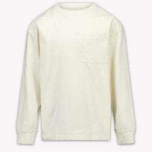 Calvin Klein Kids Boys T-Shirt In OffWhite