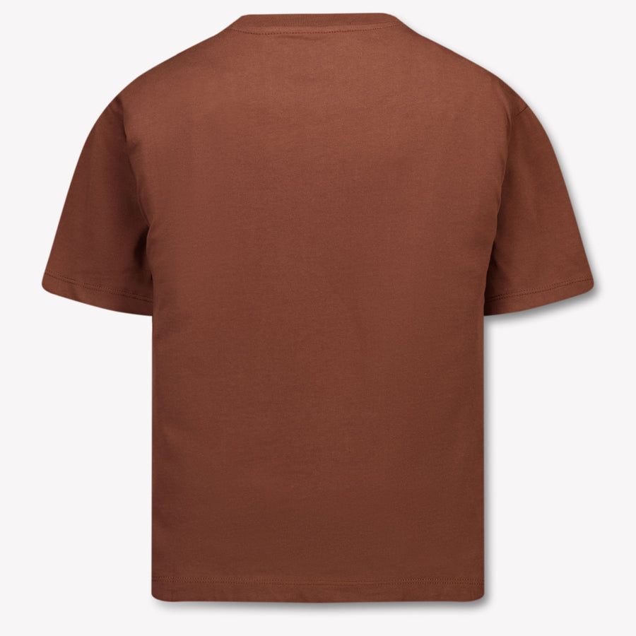 Calvin Klein Kinder Jongens T-Shirt In Bruin