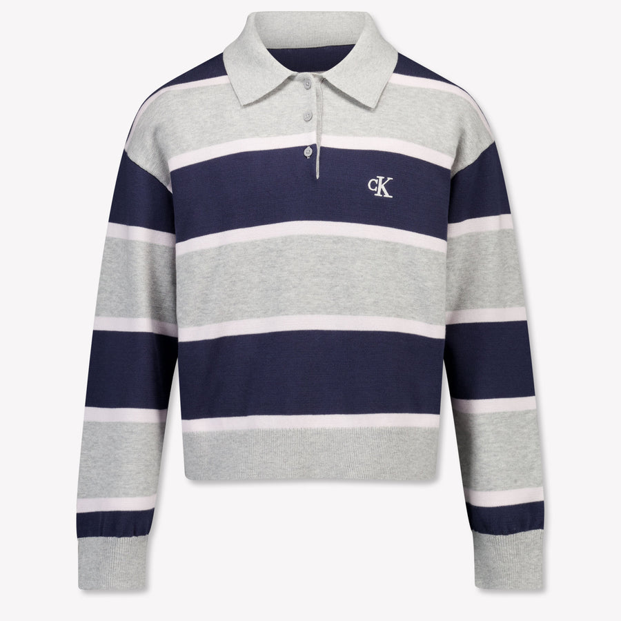 Calvin Klein Kinder Meisjes Trui In Grijs