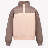 Calvin Klein Girls Sweater in Light Pink