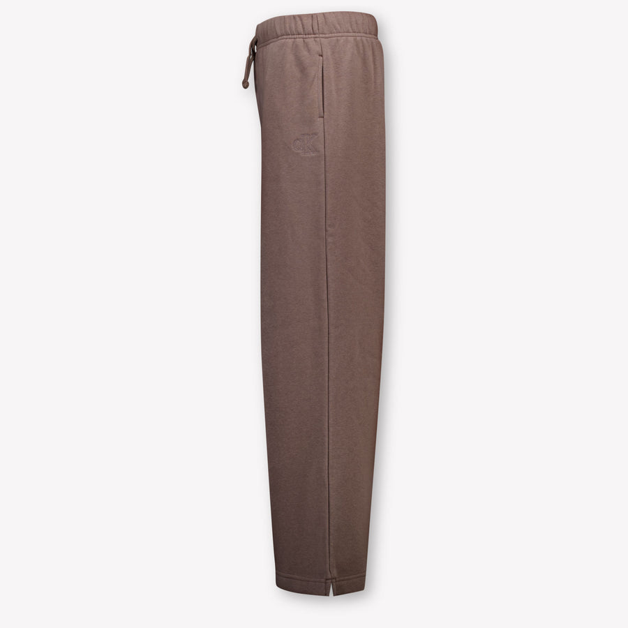 Calvin Klein Kids Girls Pants In Gray