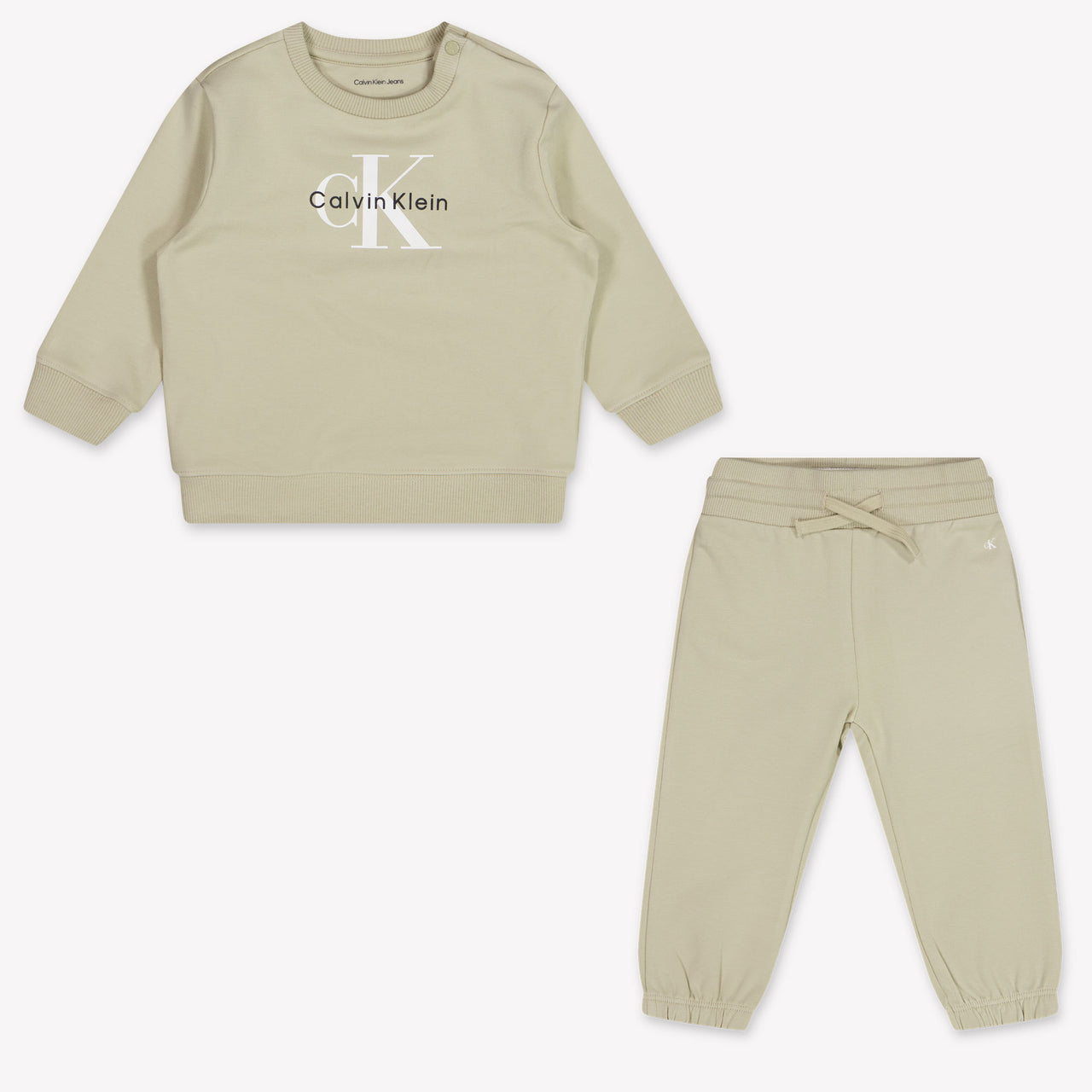 Calvin Klein Baby Unisex Jogging suit In Beige