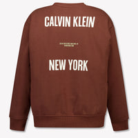 Calvin Klein Kinder Jongens Trui In Bruin
