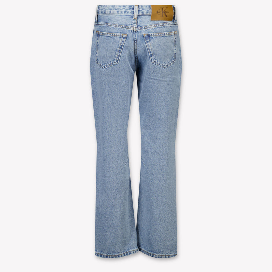 Calvin Klein Kids Girls Jeans In Light Blue