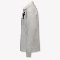 Tommy Hilfiger Kids Boys Polo In Gray