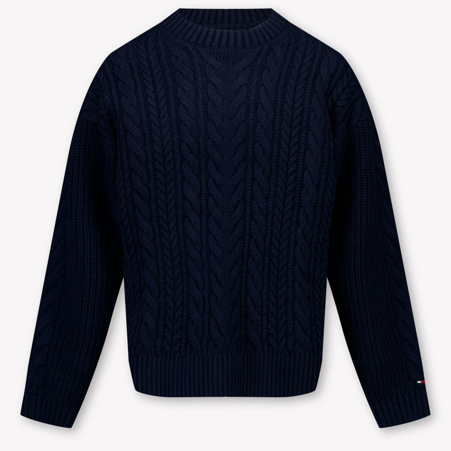 Tommy Hilfiger Kids Boys Sweater In Navy