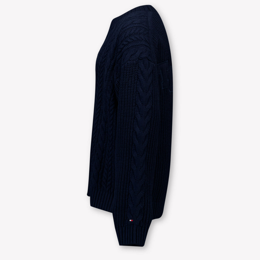 Tommy Hilfiger Kids Boys Sweater In Navy