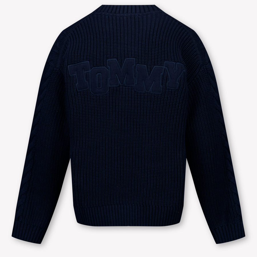 Tommy Hilfiger Kids Boys Sweater In Navy