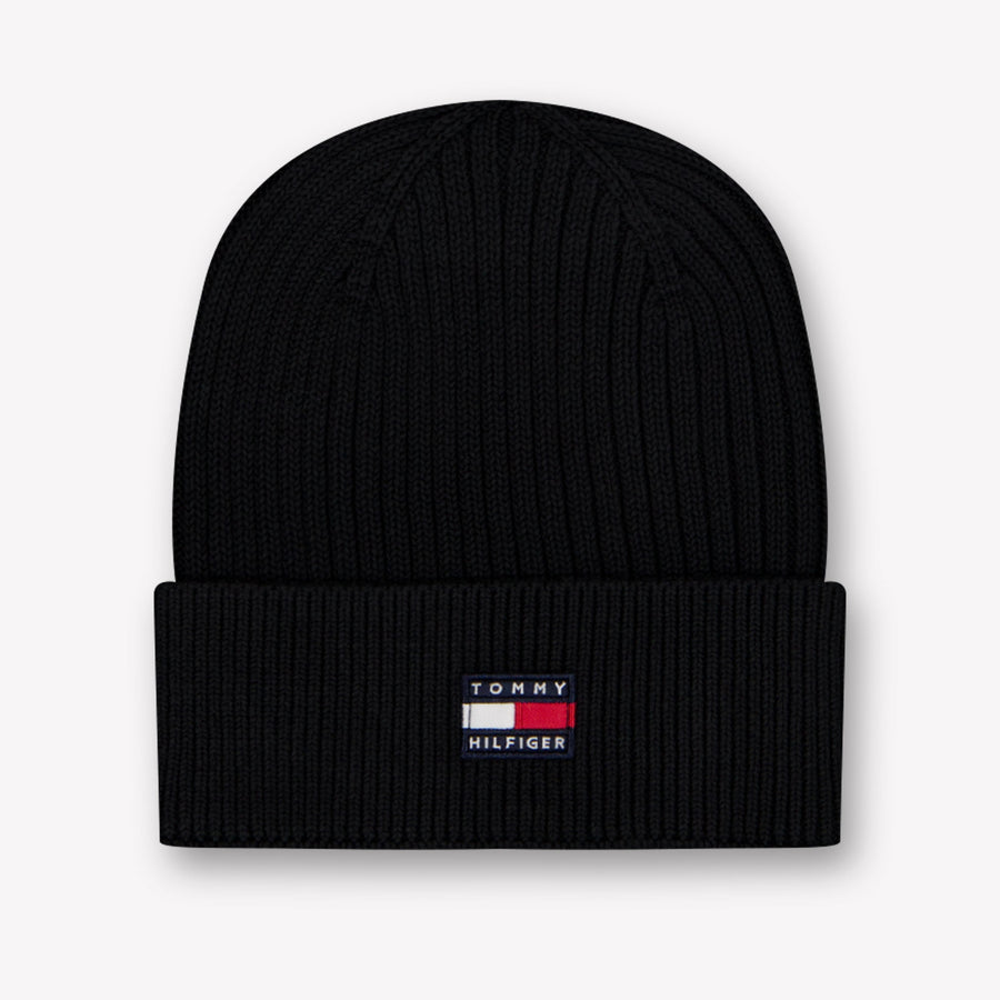 Tommy Hilfiger Kids Unisex Hat In Black