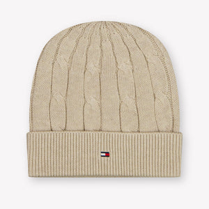 Tommy Hilfiger Unisex Kids Beanie in Beige
