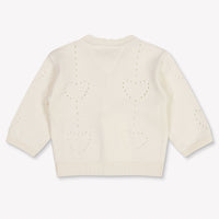 Tommy Hilfiger Baby Girls Cardigan In OffWhite