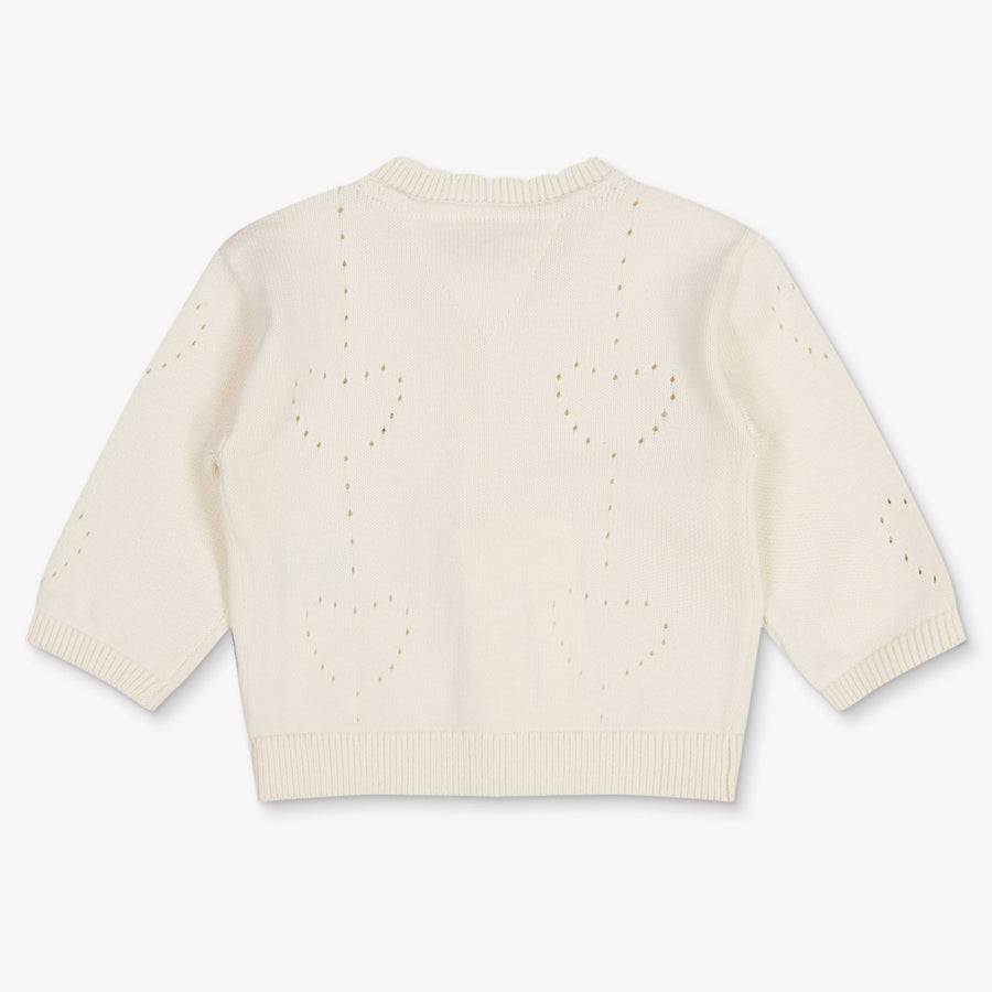Tommy Hilfiger Baby Girls Cardigan In OffWhite