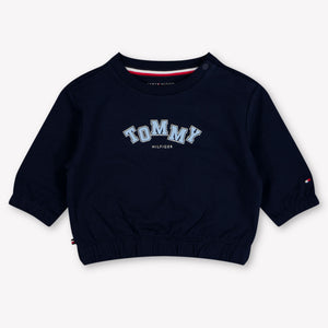 Tommy Hilfiger Baby Boys Sweater In Navy
