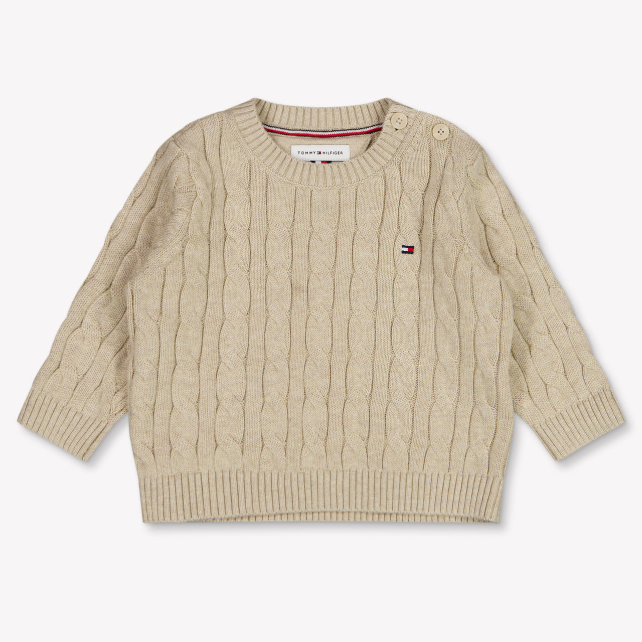 Tommy Hilfiger Baby Unisex Trui In Beige