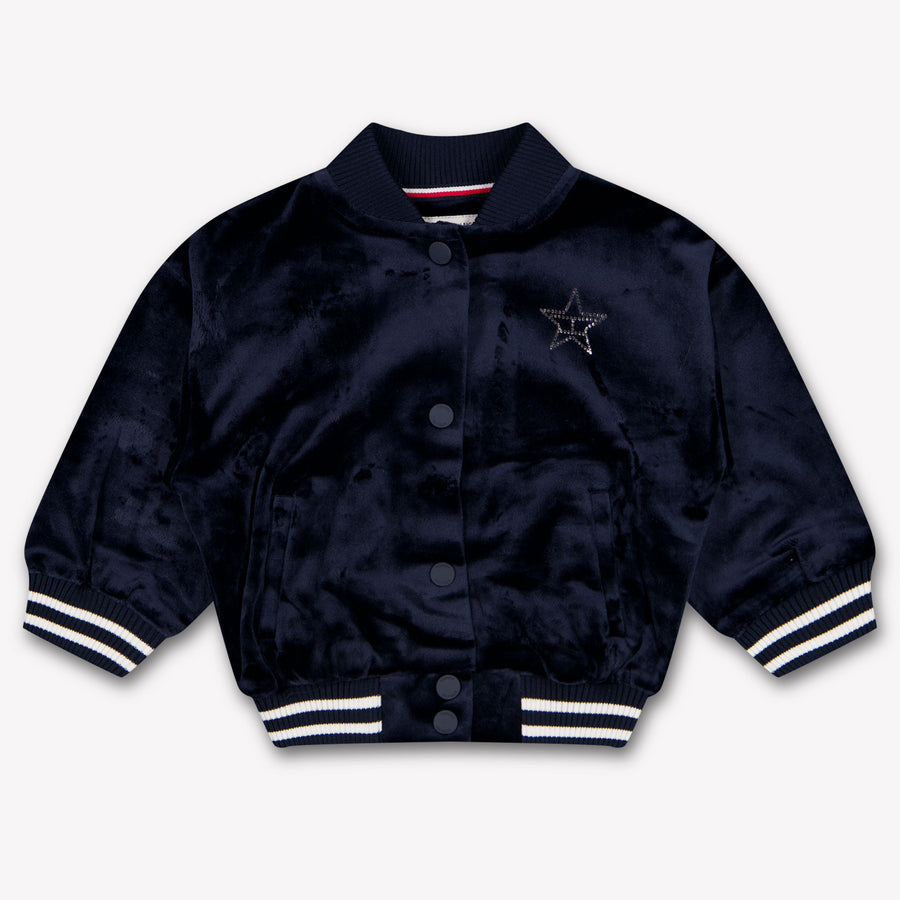 Tommy Hilfiger Baby Girls Cardigan In Navy