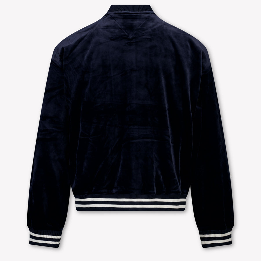 Tommy Hilfiger Kids Girls Cardigan In Navy