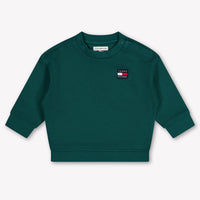 Tommy Hilfiger Baby Unisex Trui In Donker Groen