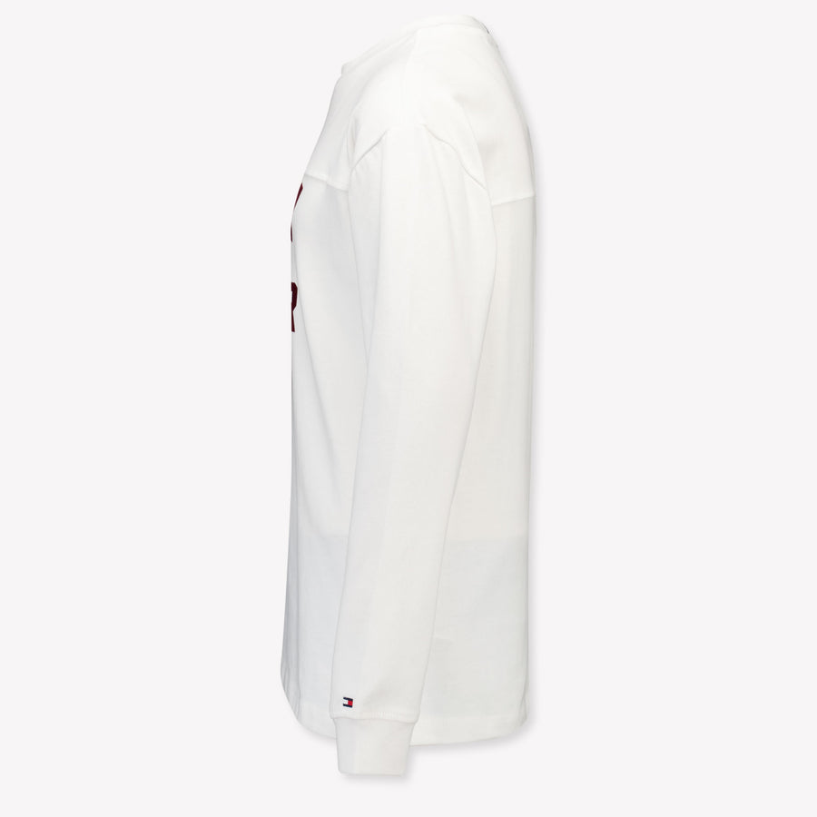Tommy Hilfiger Kinder Jongens T-Shirt In Wit