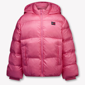 Tommy Hilfiger Kinder Meisjes Winterjas In Fuchsia