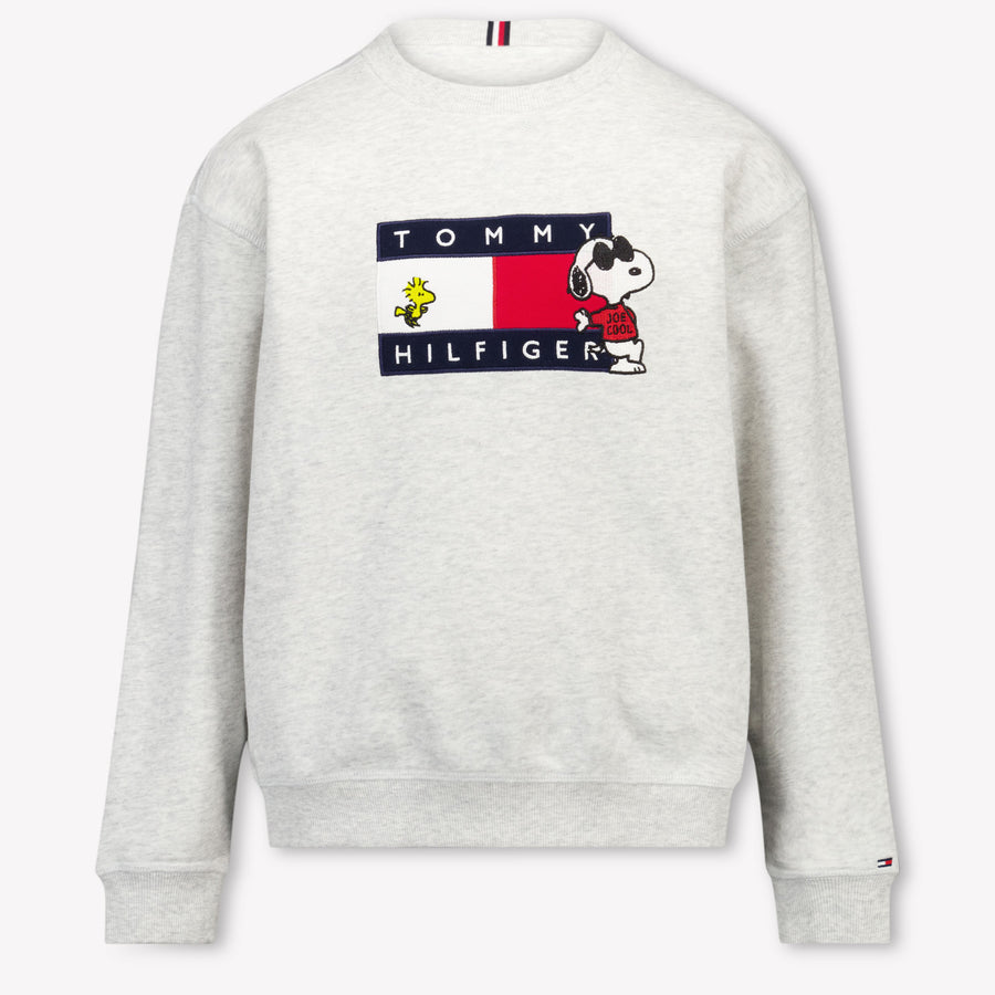 Tommy Hilfiger Kinder Unisex Trui In Grijs