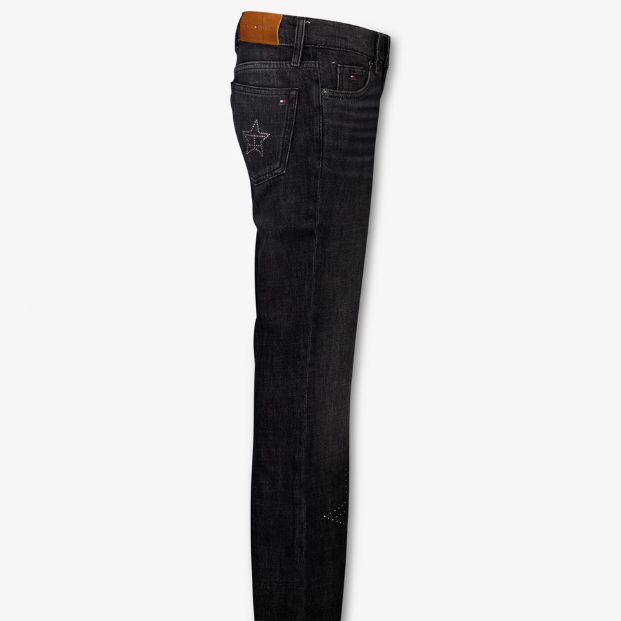 Tommy Hilfiger Kids Girls Jeans In Black