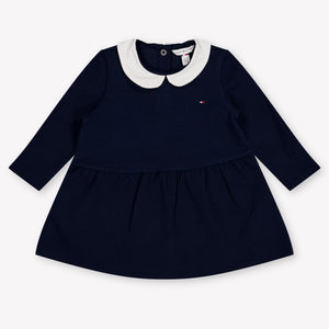 Tommy Hilfiger Baby Meisjes Jurk In Navy