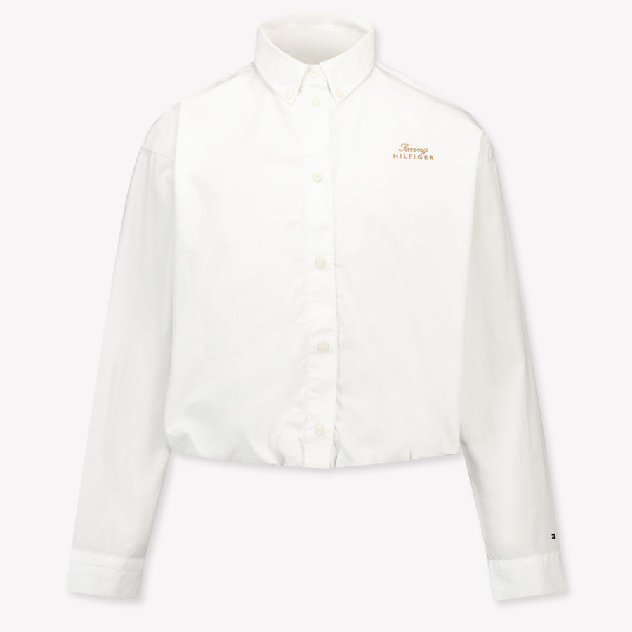 Tommy Hilfiger Kinder Meisjes Blouse In Wit
