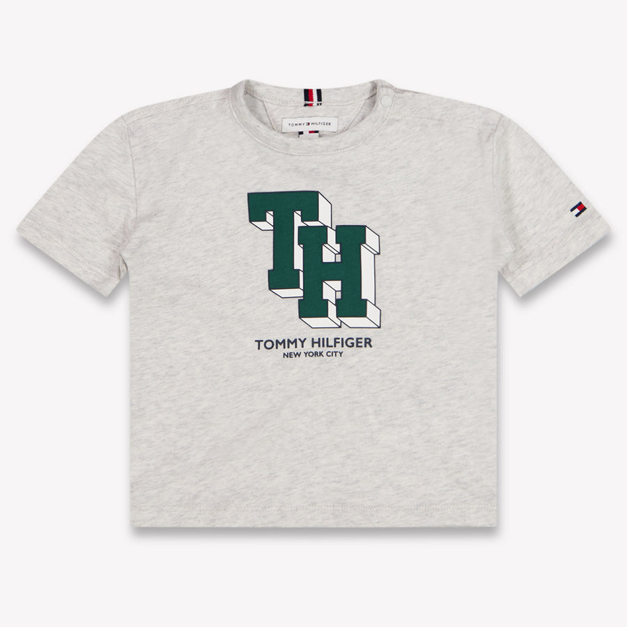Tommy Hilfiger Baby Jongens T-Shirt In Grijs
