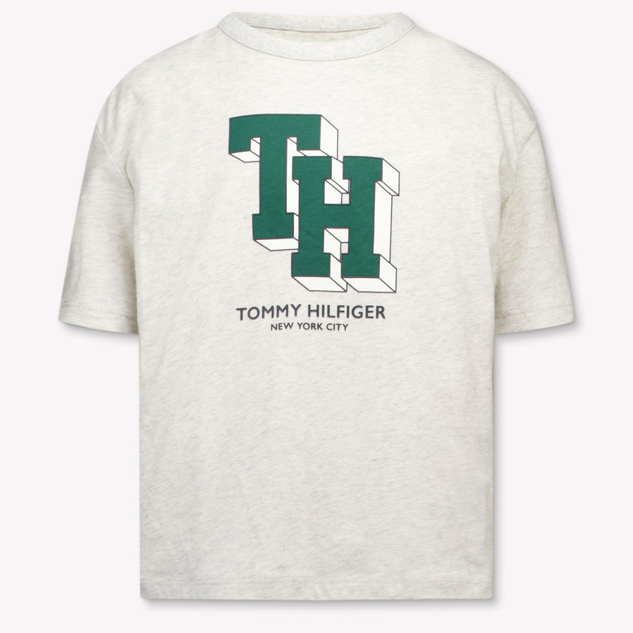 Tommy Hilfiger Kinder Jongens T-Shirt In Grijs