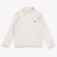 Tommy Hilfiger Baby Meisjes T-Shirt In Off White