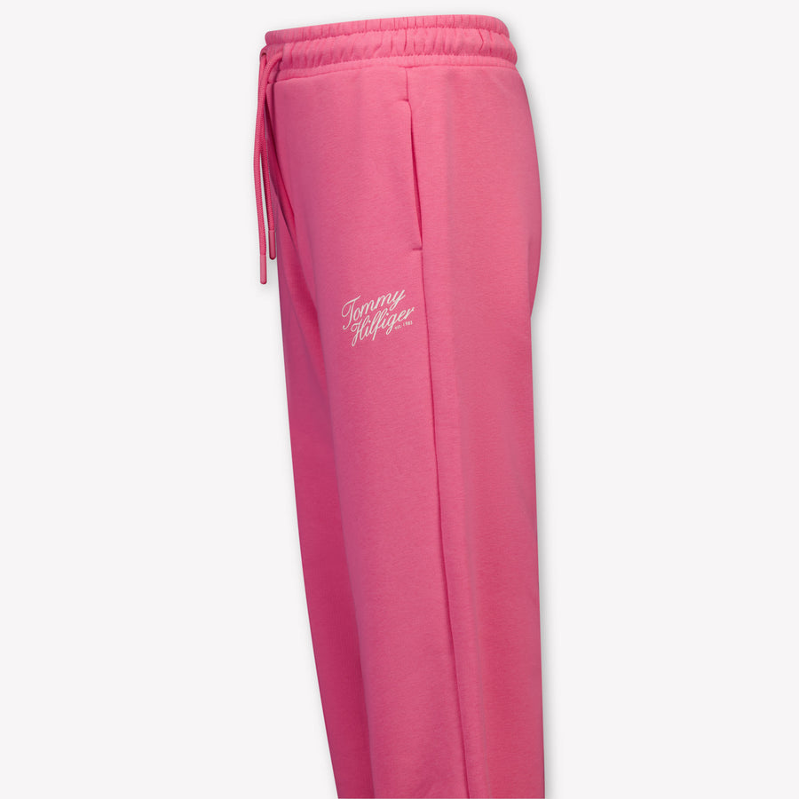 Tommy Hilfiger Kids Girls Pants In Fuchsia