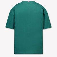 Tommy Hilfiger Kinder Jongens T-Shirt In Donker Groen