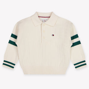 Tommy Hilfiger Baby Boys Sweater In OffWhite